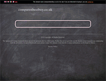 Tablet Screenshot of comparenbestbuy.co.uk